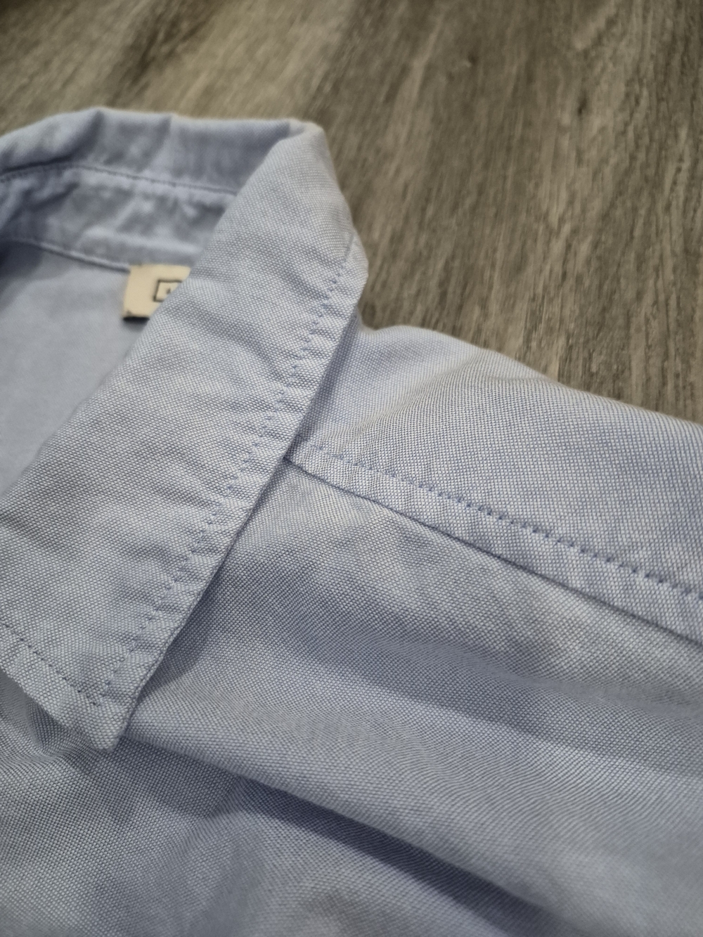 AYR Pale Blue Button-Down Shirt - Picture 7 of 8